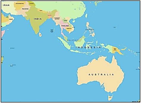 Map South Asia and Australia | Download Scientific Diagram