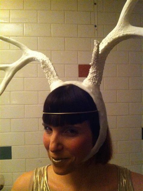 antler headdress plastimake