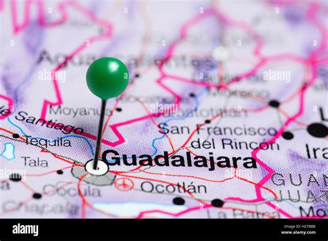 Guadalajara on a map hi-res stock photography and images - Alamy