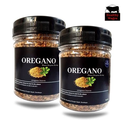 Jual Oregano Leaves Daun Oregano Kering 15 Gr Healthy Wagyu Shopee