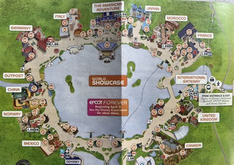 2023 EPCOT Map – Walt Disney World - WDW Magazine