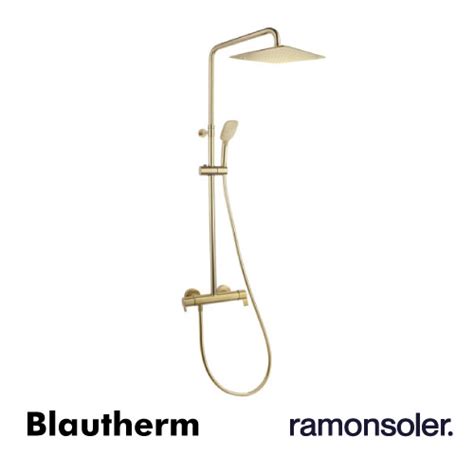 RAMON SOLER Columna Para Ducha Blautherm Oro 945412RPK300OC Tubesan S L