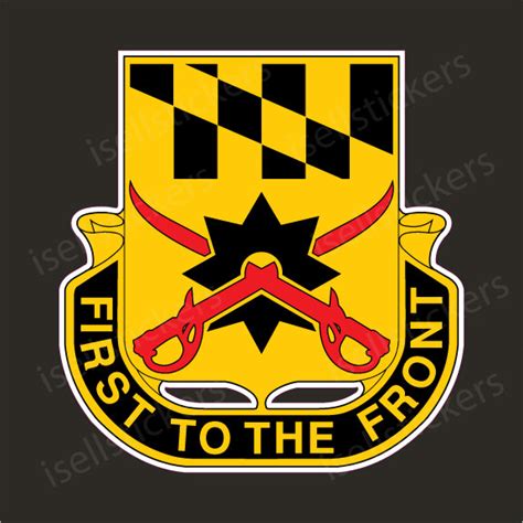 158th Cavalry Regiment DUI Army Bumper Sticker Vinyl Window Decal I