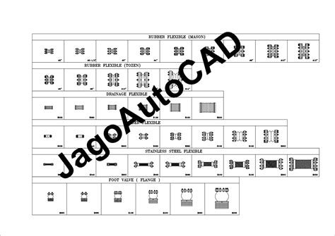 Download Flexible Pipe DWG AutoCAD Free