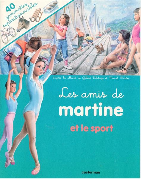 Amis De Martine Et Le Sport Avec Gommettes Les