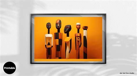 Printable African Art Wall Art, Printable African Wall Art, African Wall Decor, Colorful African ...