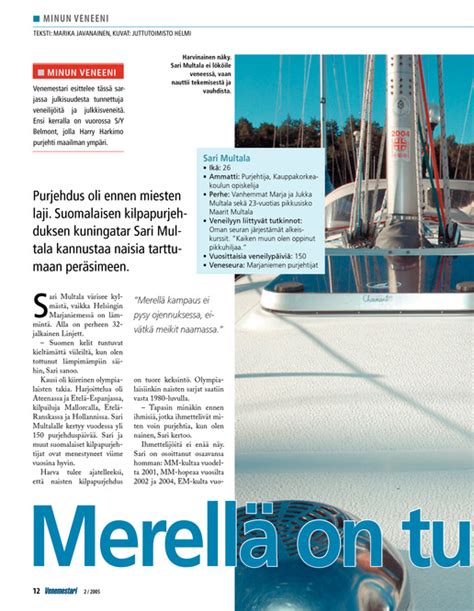 Merell On Turha Meikata L Hikuvassa Sari Multala Venemestari