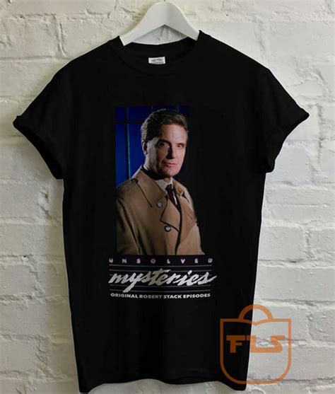 Robert Stack Unsolved Mysteries T Shirt - Ferolos.com - Cheap Cute Tees