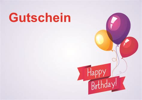 Gutschein Zum Geburtstag Hier Ausdrucken Kostenlos