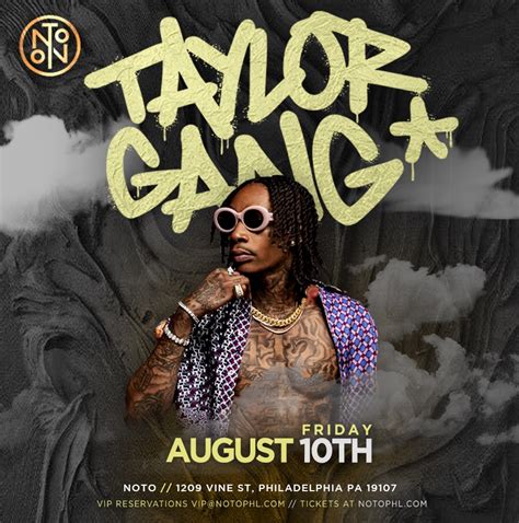 Taylor Gang Hosted By Wiz Khalifa Tickets 081018