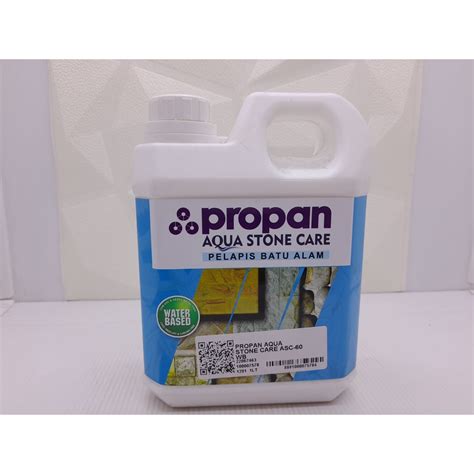 Jual Cat Batu Alam Propan Aqua Stone Care Asc Ltr Shopee Indonesia