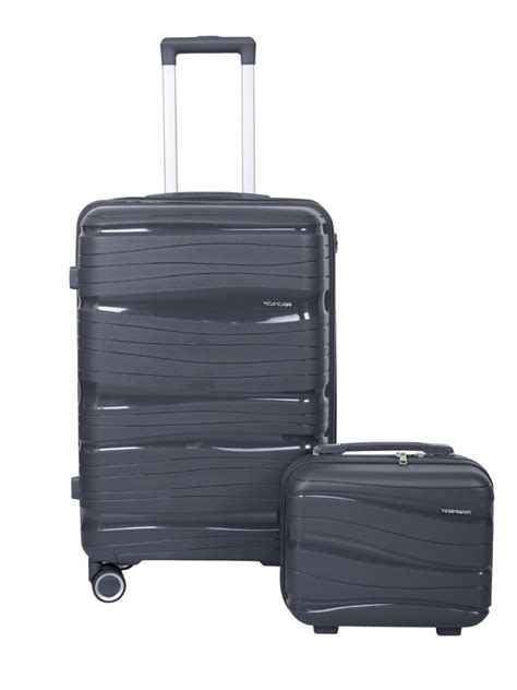 Buy Polo Class Set Of 2 Hard Sided Large Trolley Suitcase With Vanity