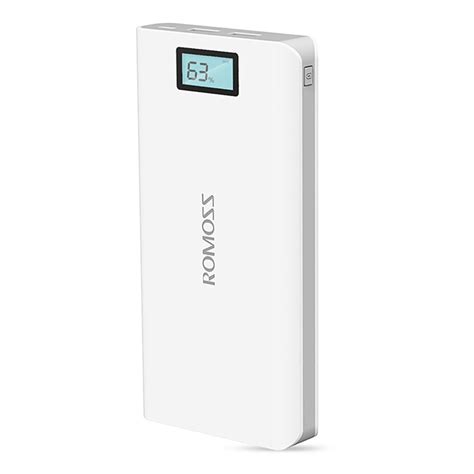 Original Romoss Sense Plus Dual Usb Mah Digital Power Bank