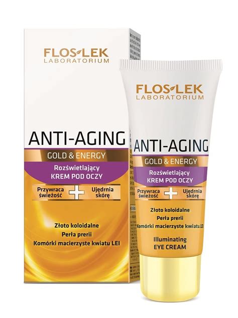 Floslek Anti Aging Gold Energy Roz Wietlaj Cy Krem Pod Oczy Ml