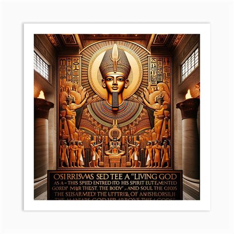 Egyptian Pharaoh Art Print by Artist From The Future - Fy