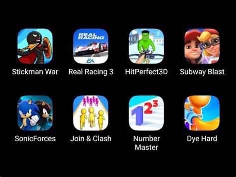 Stickman War Real Racing 3 Hit Perfect 3D Subway Surfer Blast Sonic