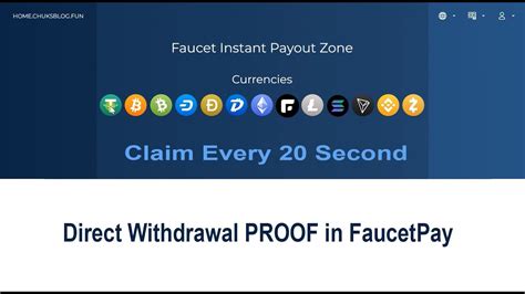 Free Earn Three Cryptocurrency Withdrawal Proof In Faucetpay