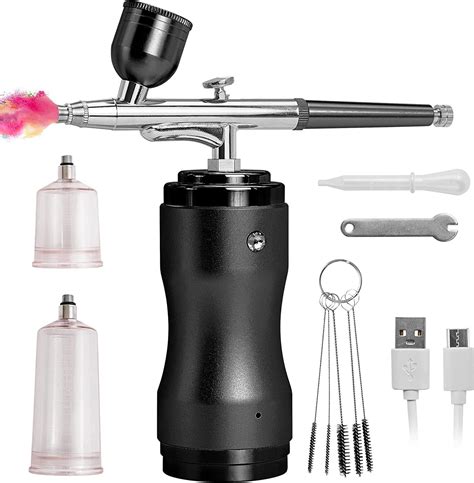 SENDUO Upgraded Airbrush Kit 3 Air Pressures Modes Up To 30PSI Airbrush