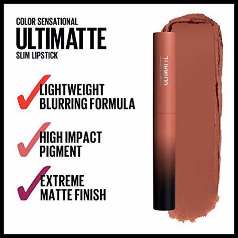 Maybelline New York Color Sensational Ultimatte Lipstick Lightweight Comfortable Lip Color 799