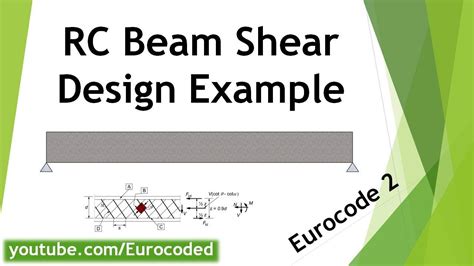 Concrete Beam Design Example To Eurocode Shear Design Worked