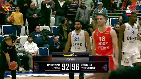 Bnei Herzliya Vs Ironi Hai Motors Ness Ziona Game Highlights Youtube