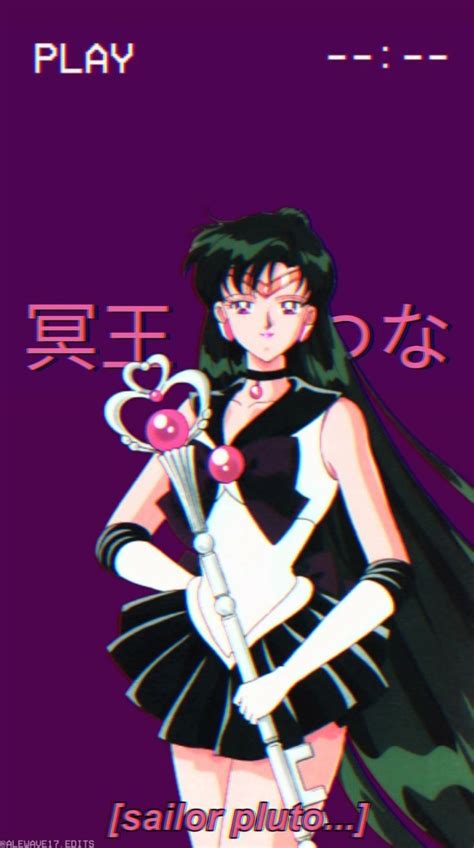 Pin De Anahata Yam En Sailor Moon Sailor Pluto Fondo De Pantalla De