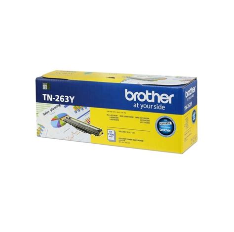 Toner หมึกสำหรับเครื่องพิมพ์ Brother Tn 263y Yellow