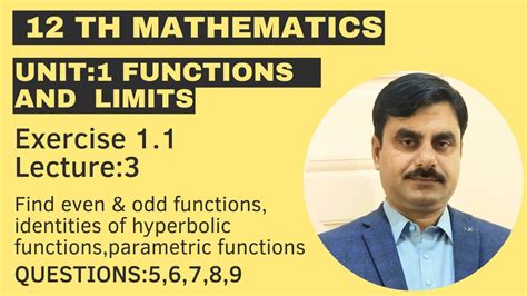 Class12 Mathematics Unit1 Functions And Limits Exercise11 Questions