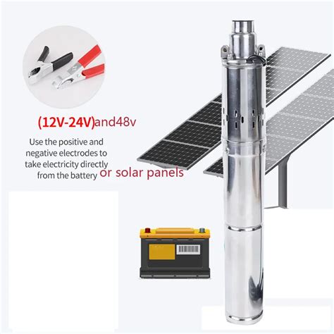 3Inch 48V 750W 1Hp Solar PV DC Deep Well Pump Max Head 100M Max Flow