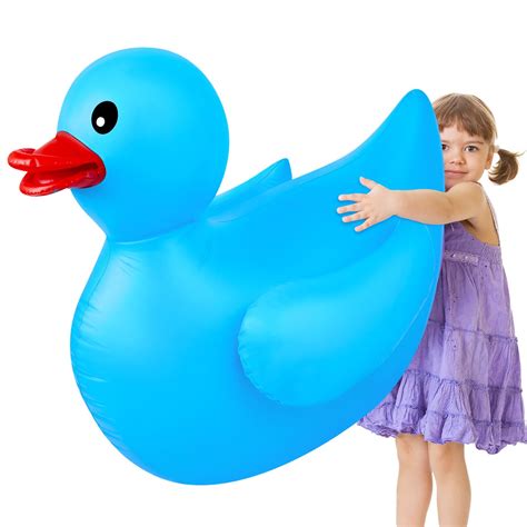 Snapklik.com : Hungdao 1 Pack 4 Feet Giant Inflatable Duck Huge Rubber