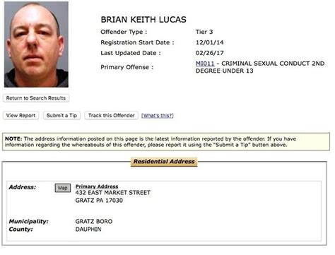 There Are More Than Lifetime Registered Sex Offenders Living In Dauphin County Part