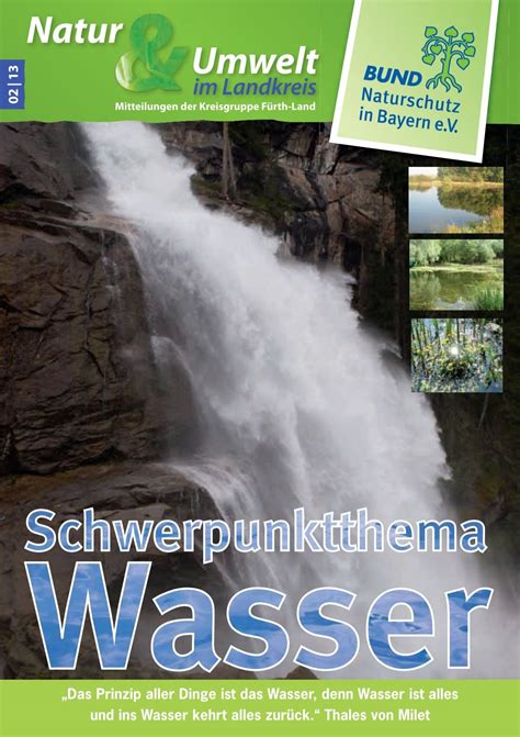 Wasser Bund Naturschutz In Bayern EV Home