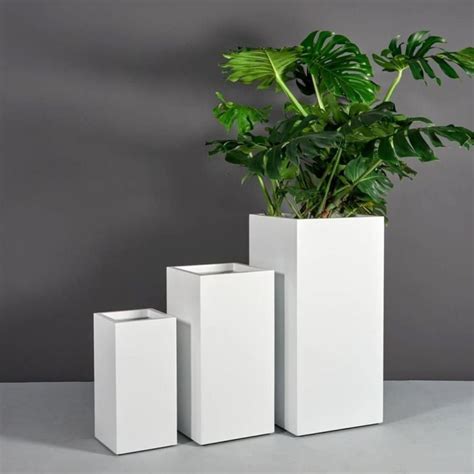 Jay Scotts Milano Rectangle Fiberglass Planter Newpro