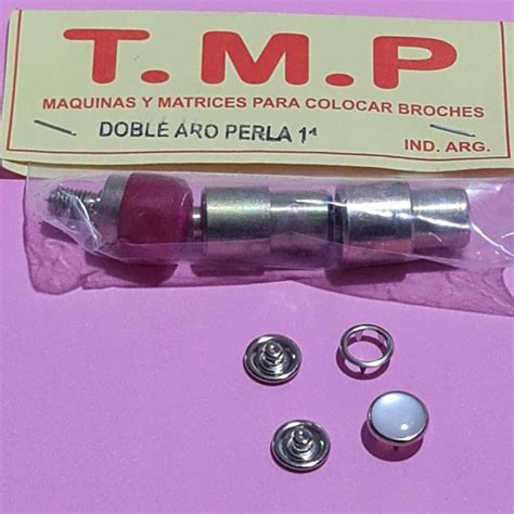 Matriz TMP 100 Broches Doble Aro Perla 11mm Andrea Distribuidora