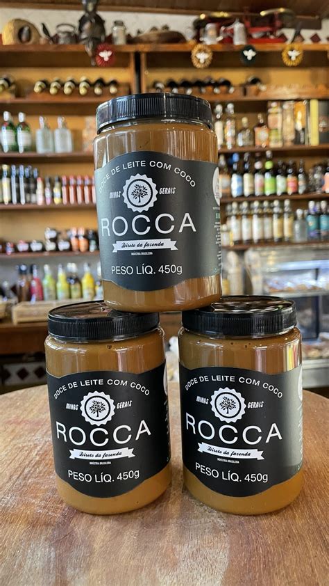 Doce de leite coco Rocca pote 450g Queijaria Empório de Minas