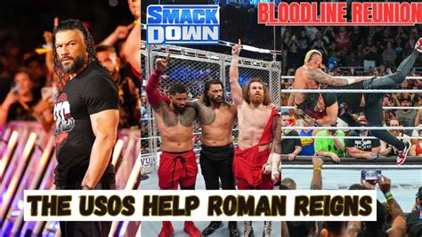 Roman Reigns Returns On Smackdown Prediction The Usos Help Roman