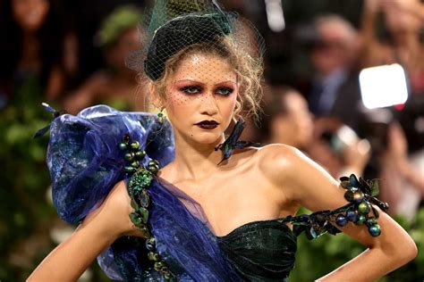 Zendaya Takes Flight At Met Gala In Peacock Inspired Gown And Her Most