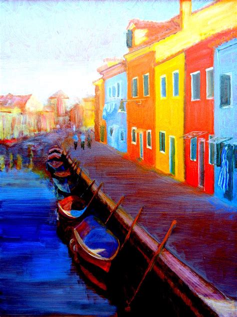 Burano Italy Oil Boosted Photograph By Brian Mccullough Fine Art America