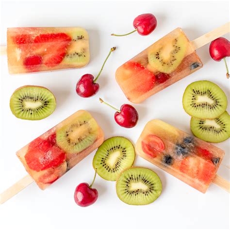 Healthy Homemade Real Fruit Popsicles