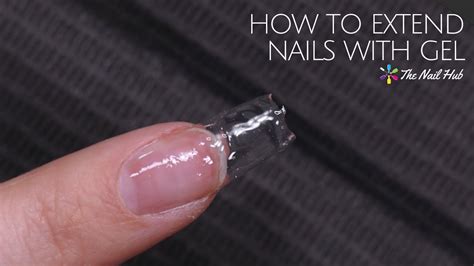 How To Extend Nails With Gel Youtube