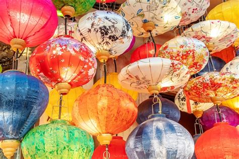 Premium Photo Colorful Chinese Lanterns