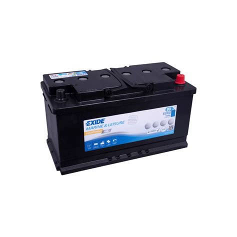 BATTERIE GEL EXIDE MARINE LEISURE ES900 12V 80Ah 540A Batteries à