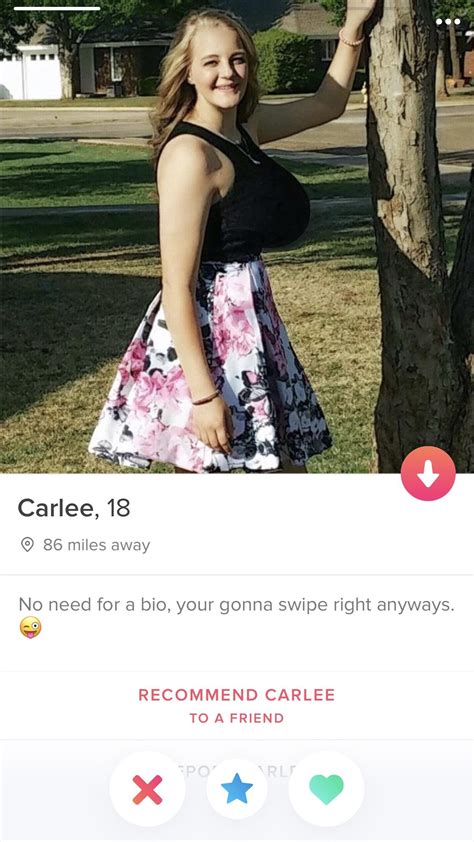 This Girls Tinder Bio And Her Photoshopped Tiddies R Trashy