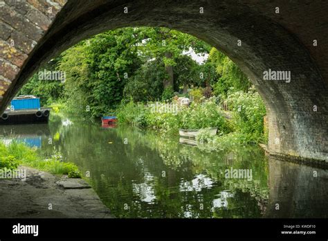 Looking Through Ryeford Bridge On The Stroudwater Canal Near To