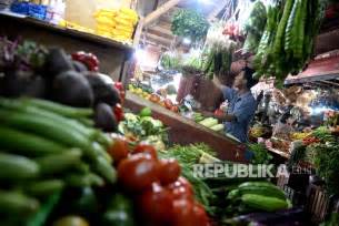 Harga Sayuran Di Pasar Tradisional Sukabumi Mulai Turun Republika Online