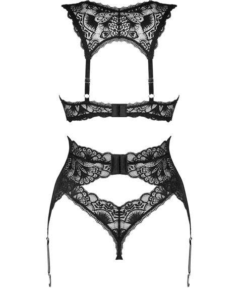 Obsessive Donna Dream Black Lace Lingerie Set Sexystyle Eu
