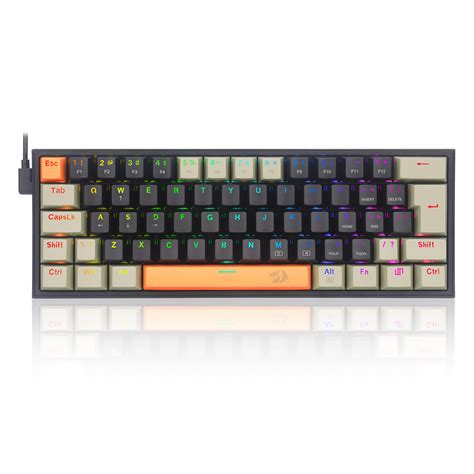 TECLADO MECÂNICO GAMER FIZZ SUNSET RGB 60 Redragon Store