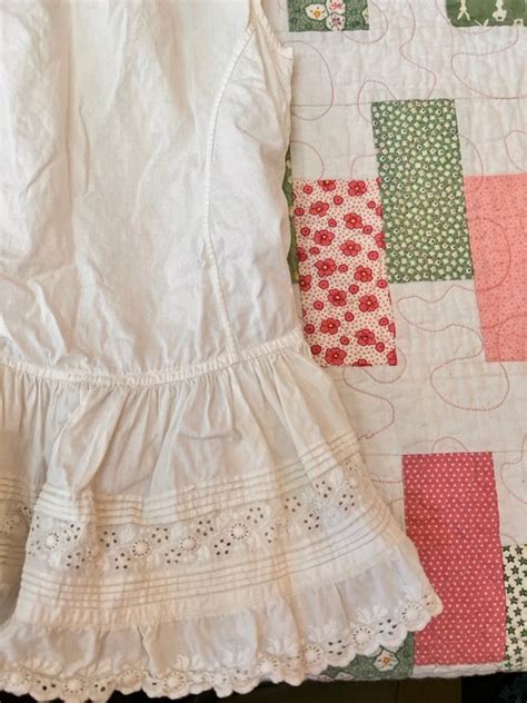 Victorian Baby Dress White Eyelet 3 To 6 Months Flowe Gem