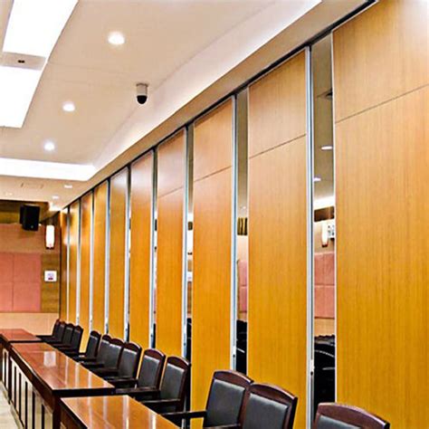 Machine Made Aluminium Sliding Room Divider Office Sliding Wall