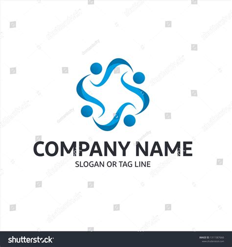 Foundation Logo Design Stock Vector (Royalty Free) 1311587666